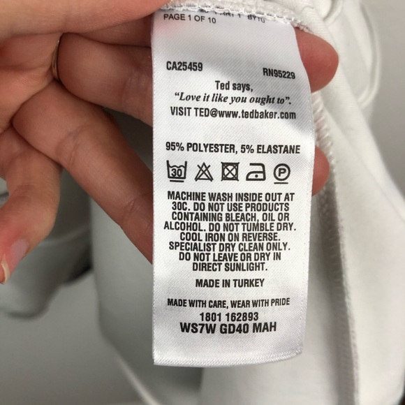 Ted Baker floral Mah pleated A line cocktail dress - Picture 7 of 8